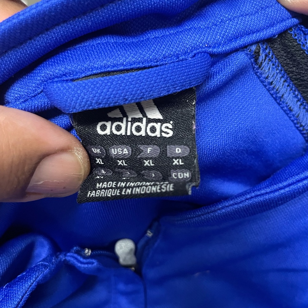 Adidas Vibrant Blue Zip-Up